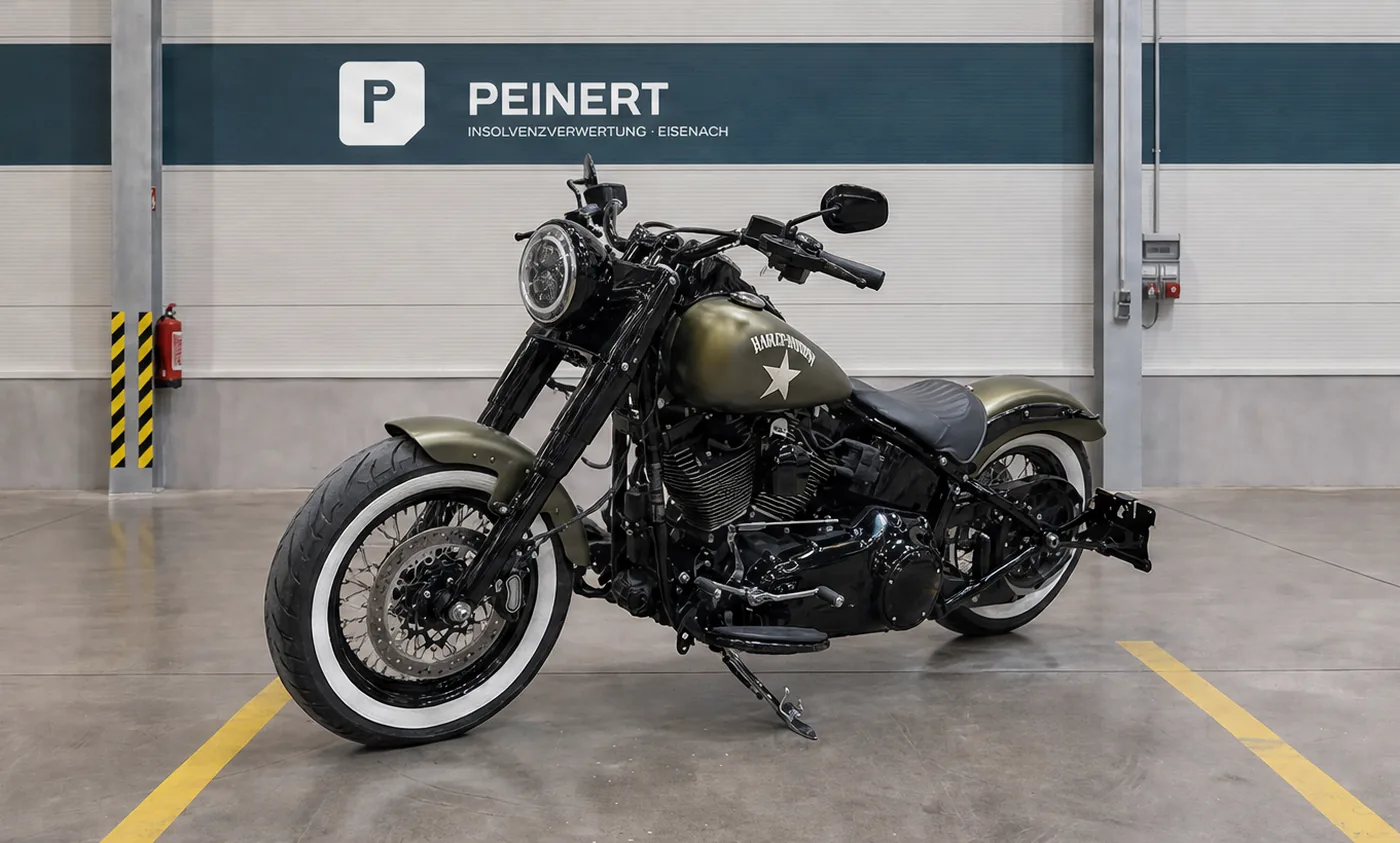 Harley-Davidson Softail Slim S in Oliv, Halle Eisenach-Stregda