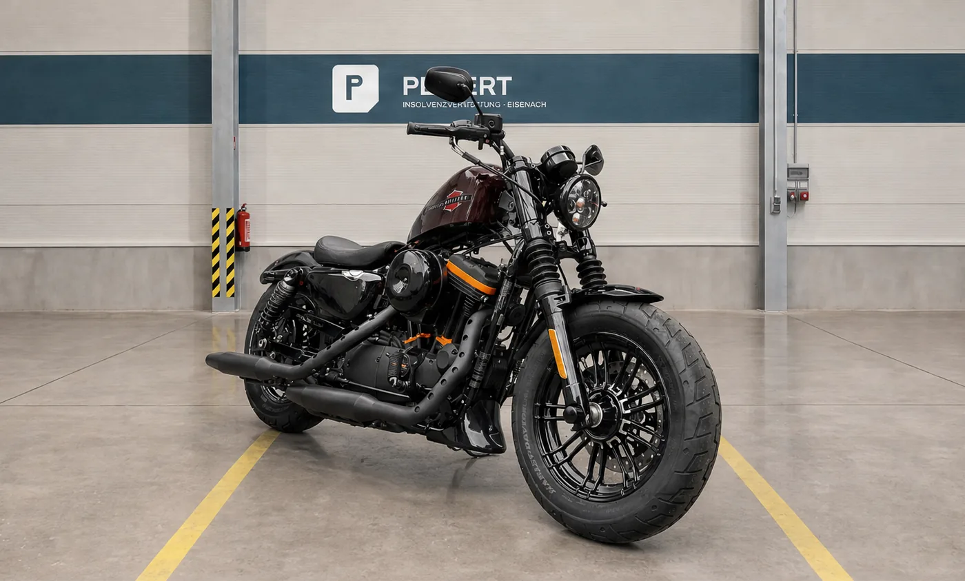 Harley-Davidson Sportster Forty-Eight XL 1200 X, Tank dunkelrot, Halle Eisenach-Stregda