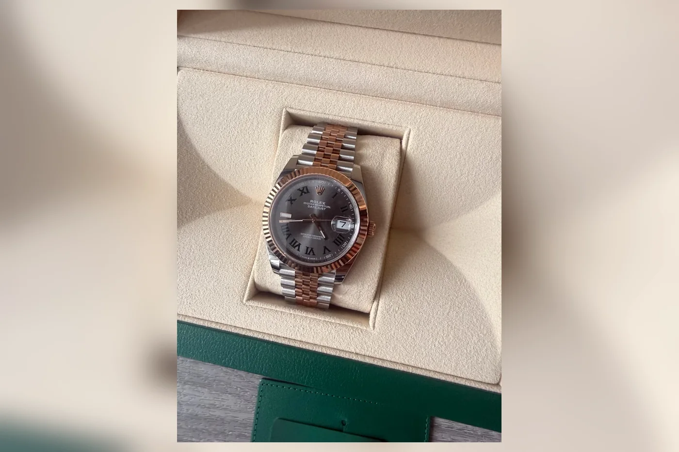 Rolex Datejust 41 Wimbledon, Wertgegenstand aus Insolvenzverwertung
