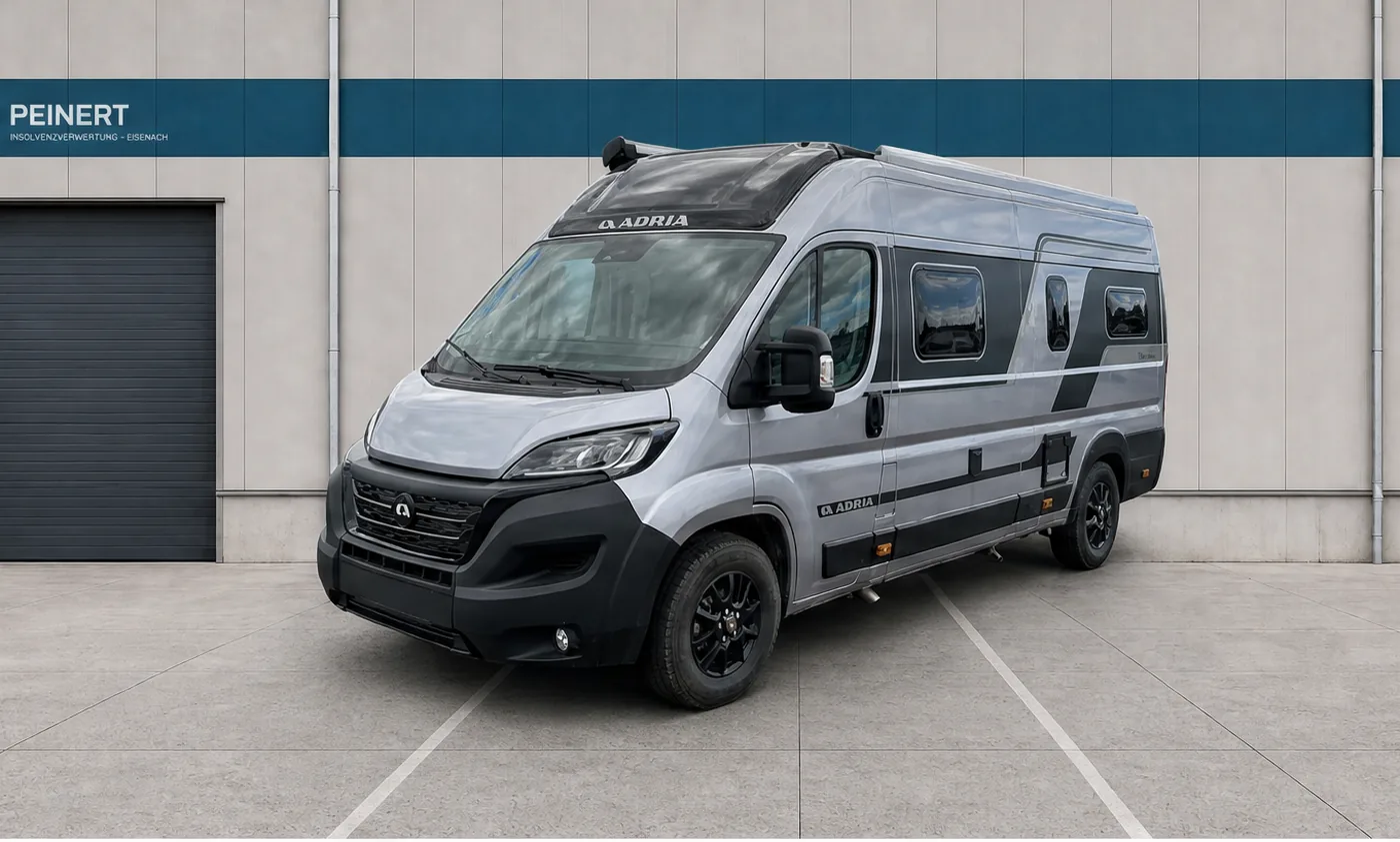 Adria Twin Supreme 640 SGX in Artense-Grau metallic, Halle Eisenach-Stregda