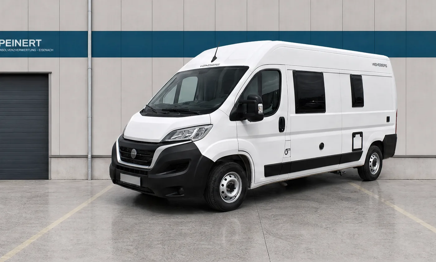 Weinsberg CaraBus 600 K auf Fiat Ducato in Weiß, Halle Eisenach-Stregda