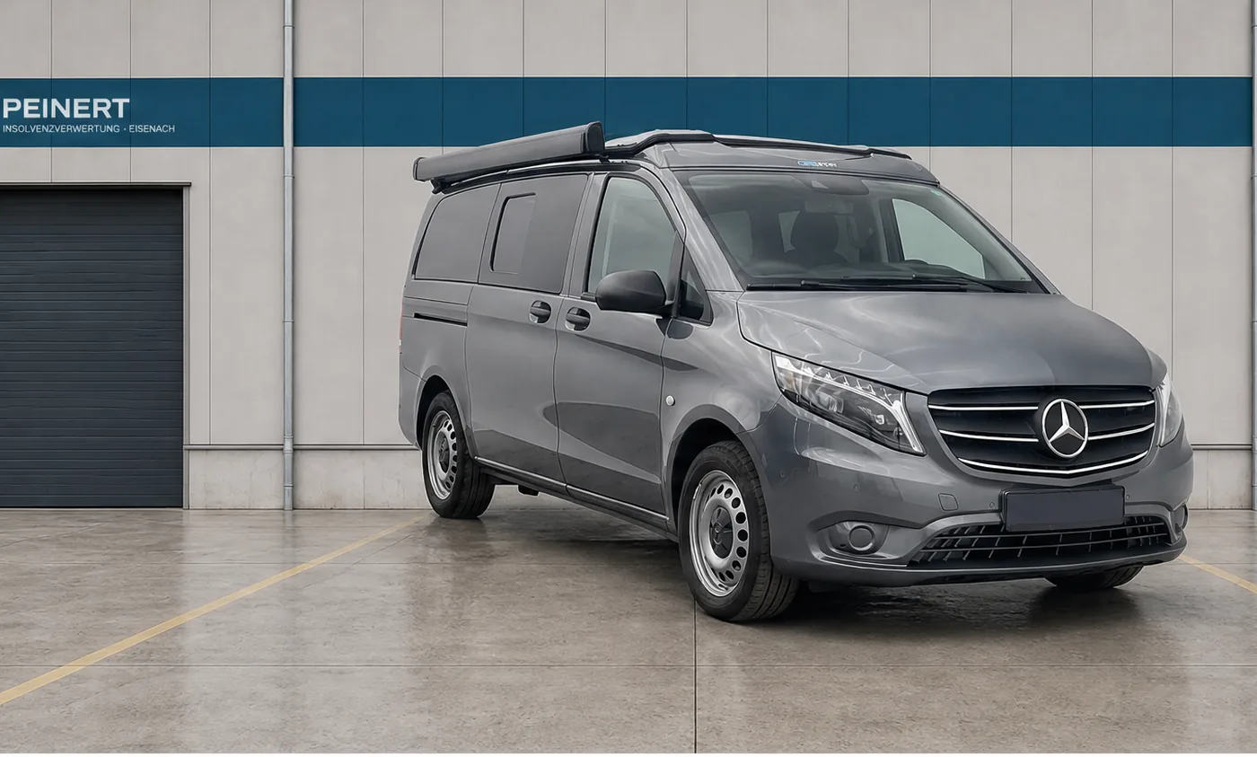 Pössl Campstar Pro 4x4 auf Mercedes-Benz Vito in Grau metallic, Halle Eisenach-Stregda