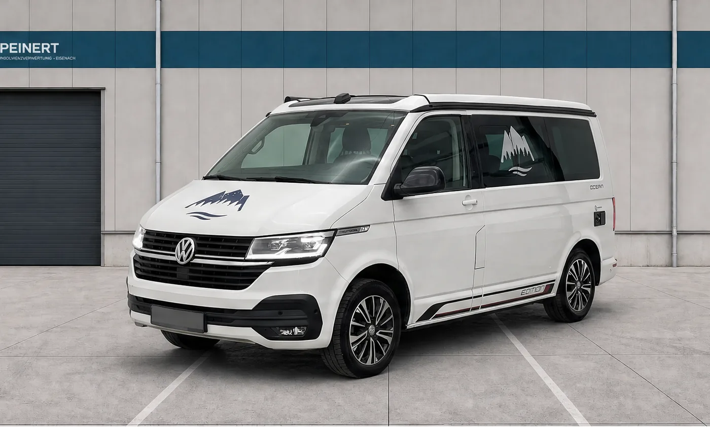 Volkswagen T6 California Ocean Edition in Weiß, Halle Eisenach-Stregda