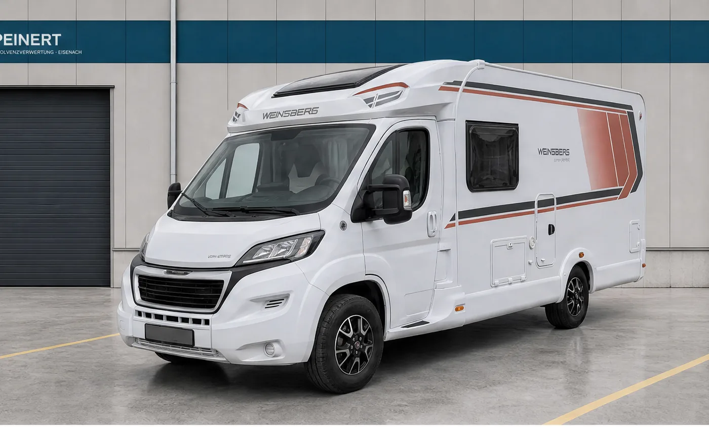 Weinsberg CaraCompact 600 MF auf Fiat Ducato in Weiß, Halle Eisenach-Stregda